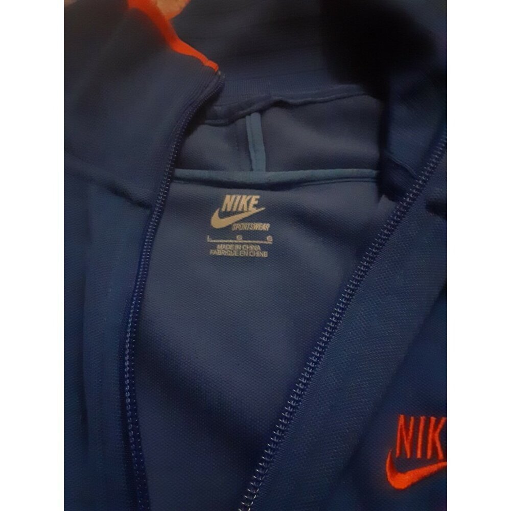 Nike‎ Sportswear Men's Fleece Full-Zip , Size Large Blue Red - Picture 4 of 6